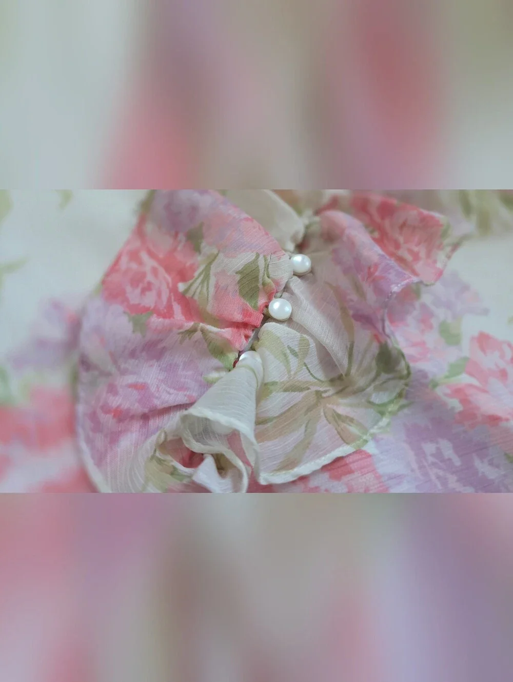 Ralph Lauren dreamy floral chiffon dress